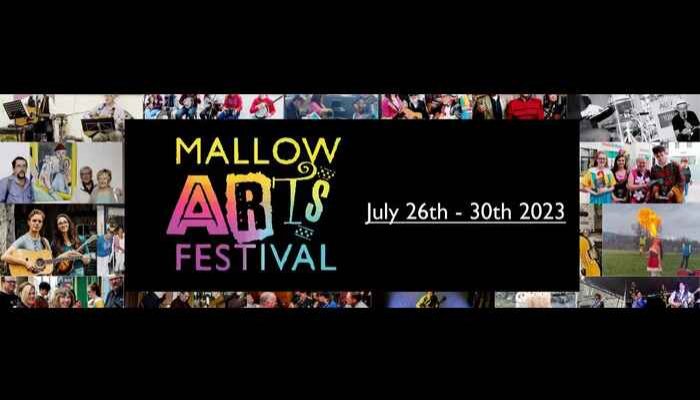 Mallow arts fest logo Hibernian Hotel Mallow WB